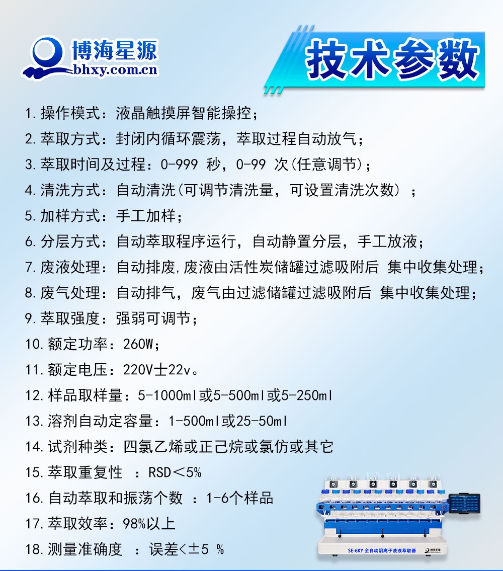 全自动阴离子液液萃取仪