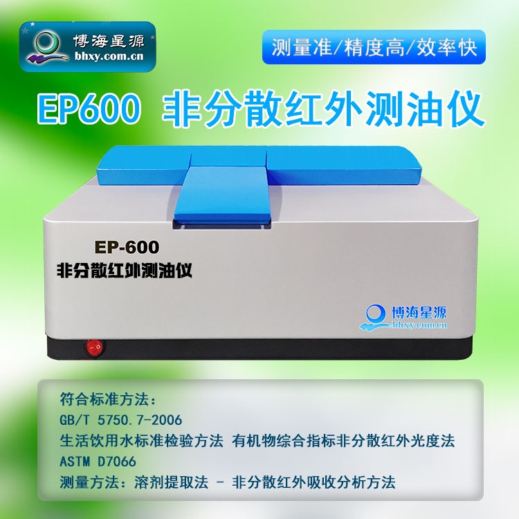 非分散红外测油仪测量水体或土壤中总的油和油脂