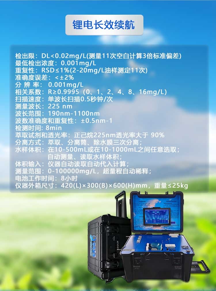 全自动便携式紫外测油仪 全自动便携式紫外测油仪