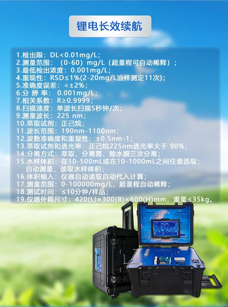 全自动便携紫外测油仪UV980