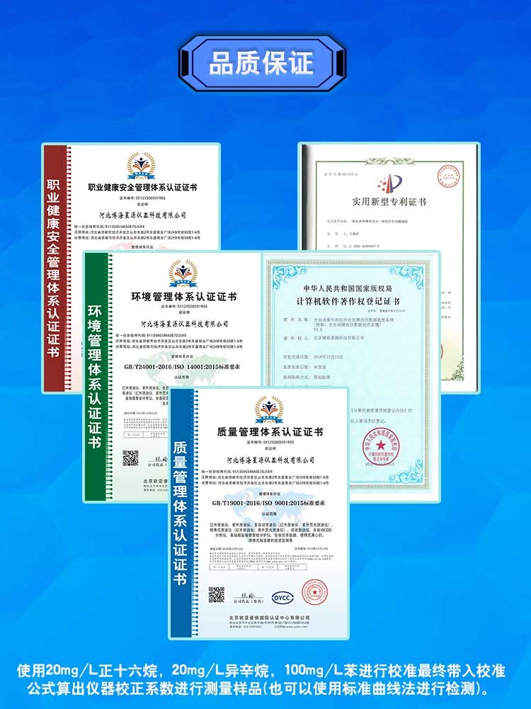 全自动便携式红外测油仪