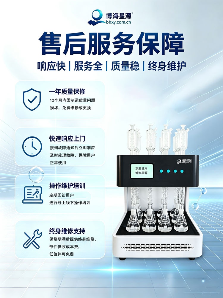 高效节能 COD 消解仪 BH6F/8F/12F 智能回流双冷却款